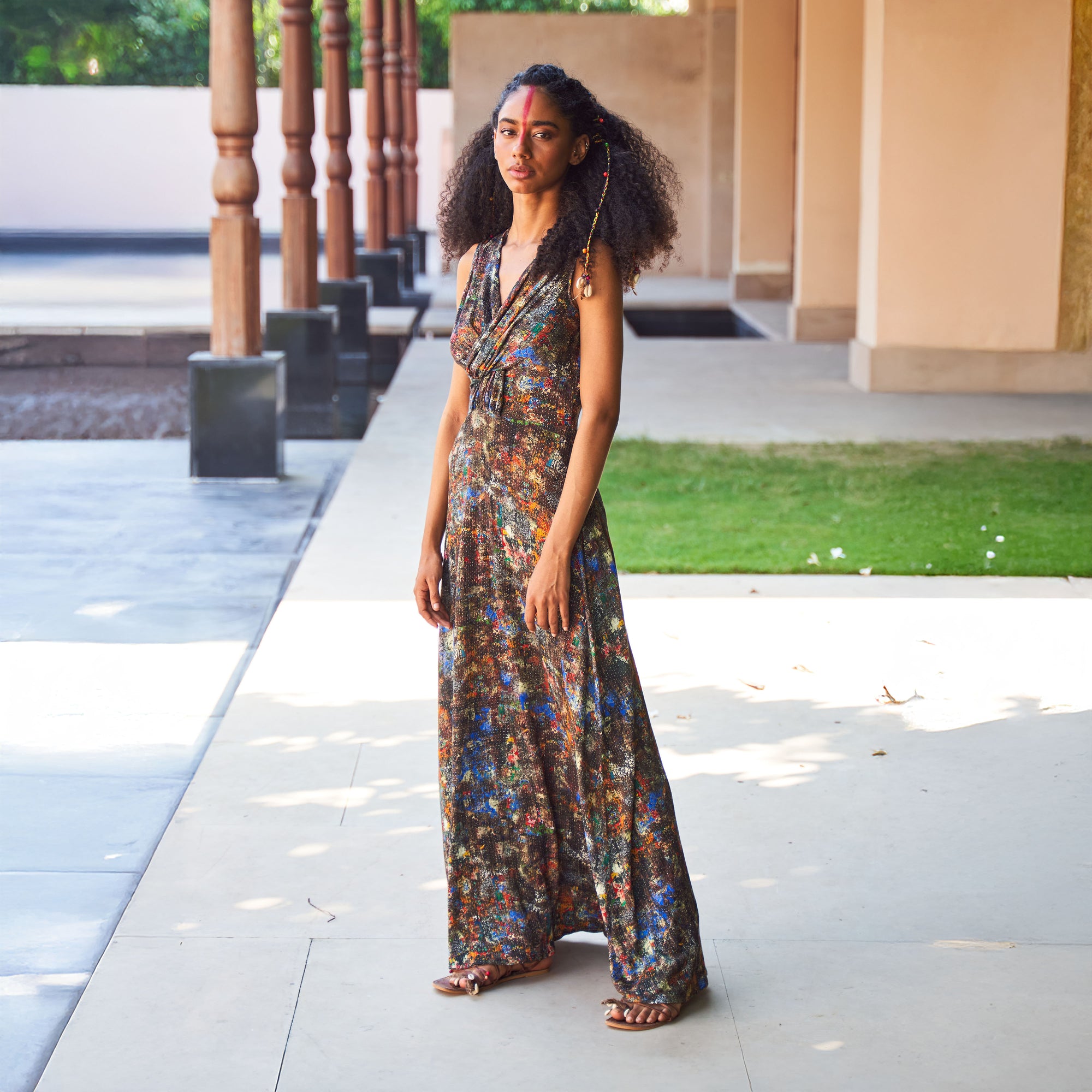 Ira Knot Wrap Dress