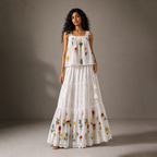 Noemi Tiered Long Skirt