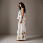 Noemi Tiered Long Skirt