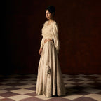 Rajeshwari Chikankari Pale Ecru Lehanga