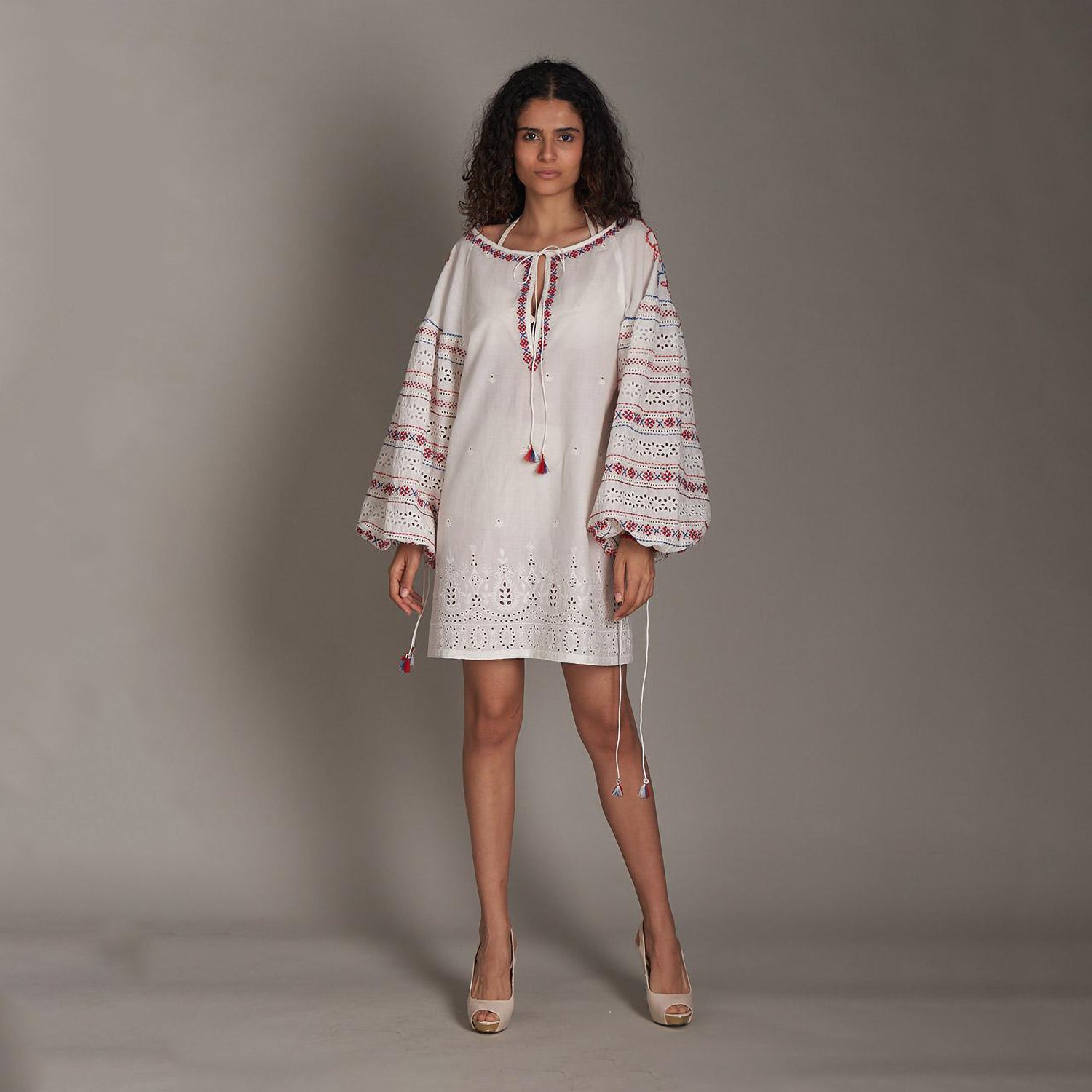 Mei Embroidered Dress