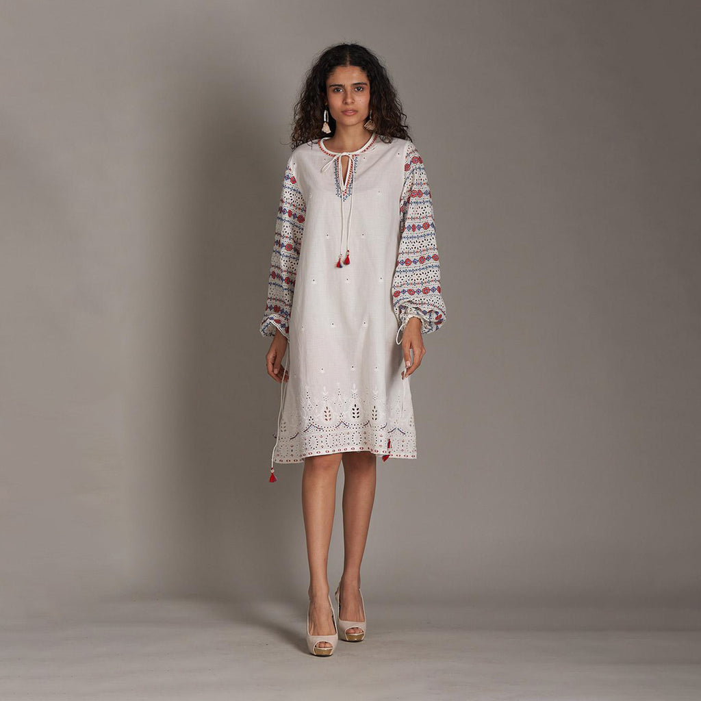 Janice Embroidered Dress