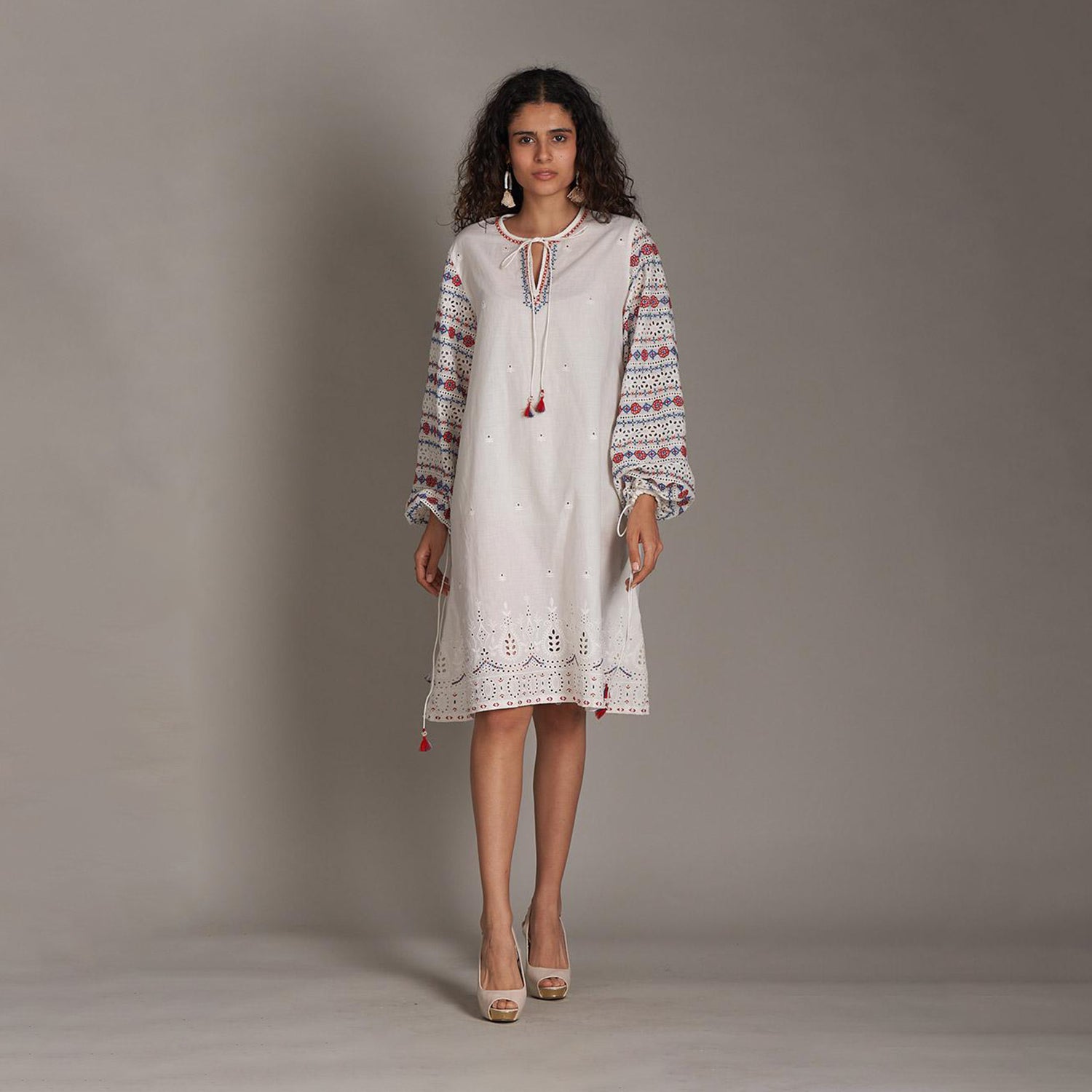 Janice Embroidered Dress