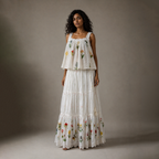 Noemi Tiered Long Skirt