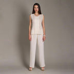 Lekha Chikankari Vest