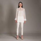 Turvi Chikankari Blouse