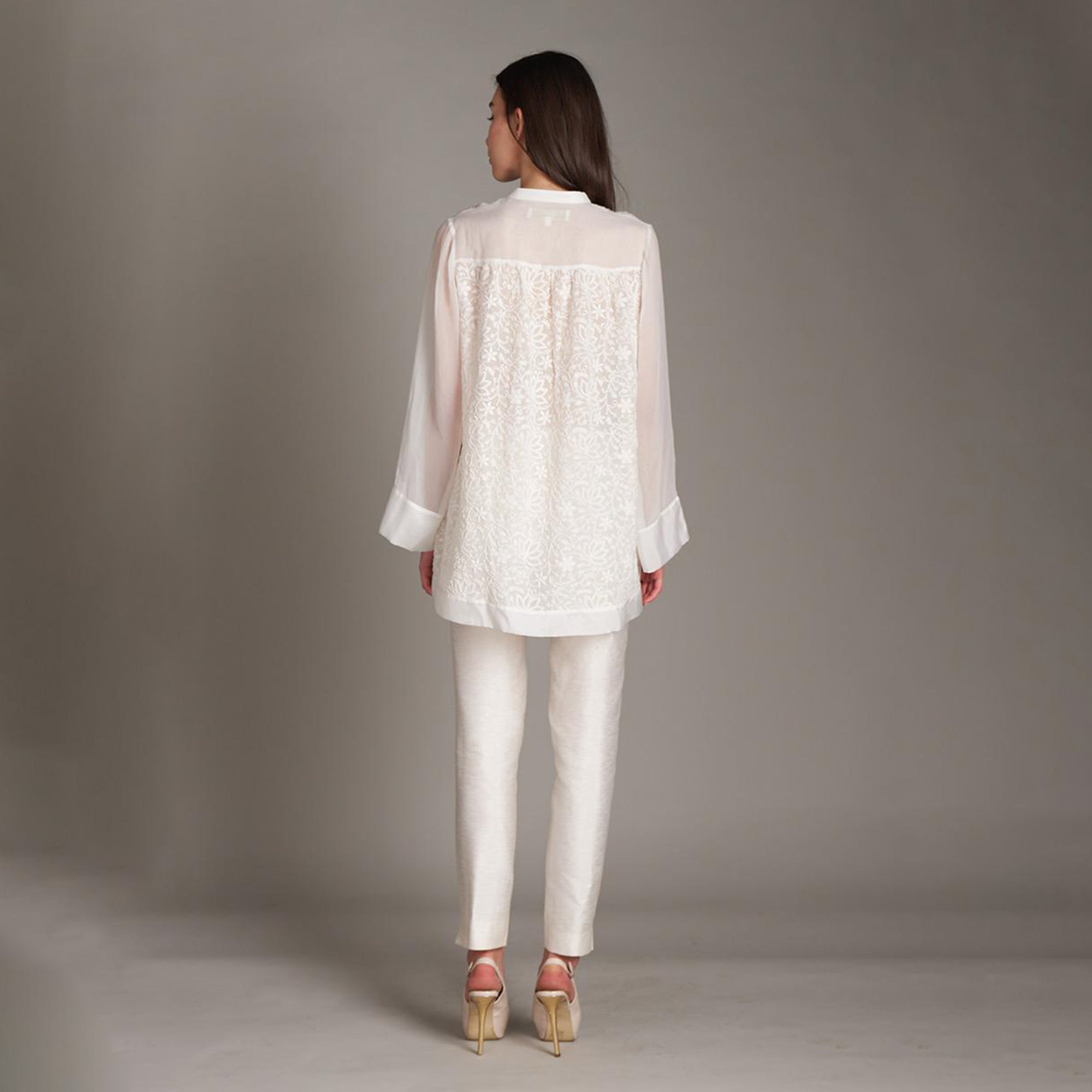 Turvi Chikankari Blouse