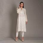 Brinda Chikankari Tunic