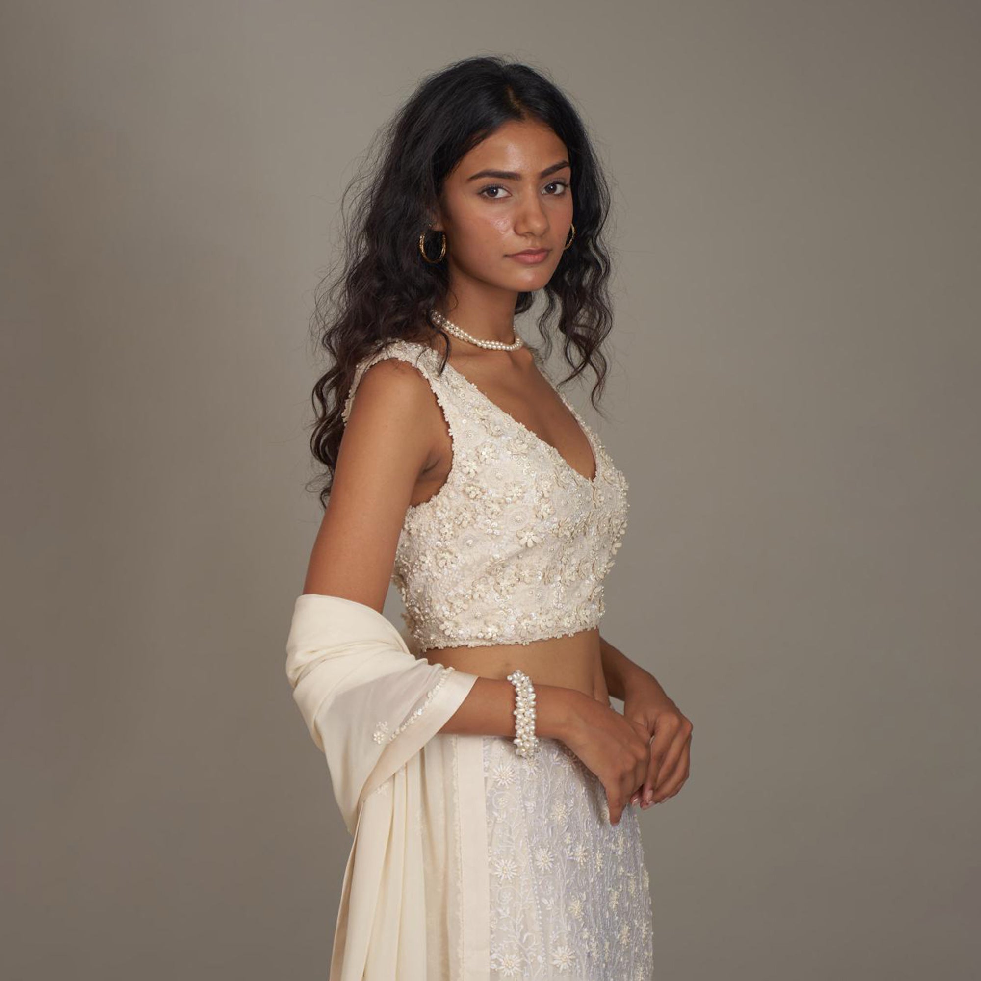 Jahida Chikankari Lehenga