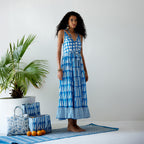 Anna Tie-Up Smock Dress