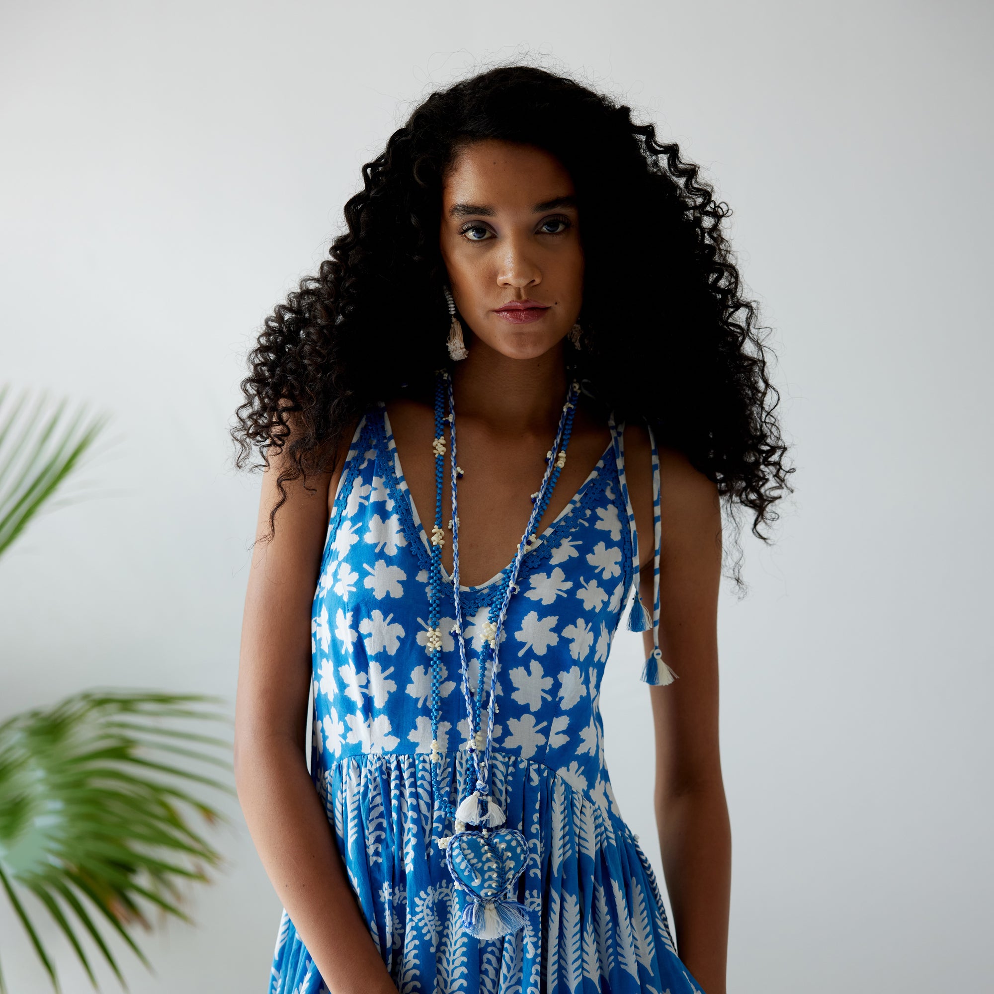 Anna Tie-Up Smock Dress