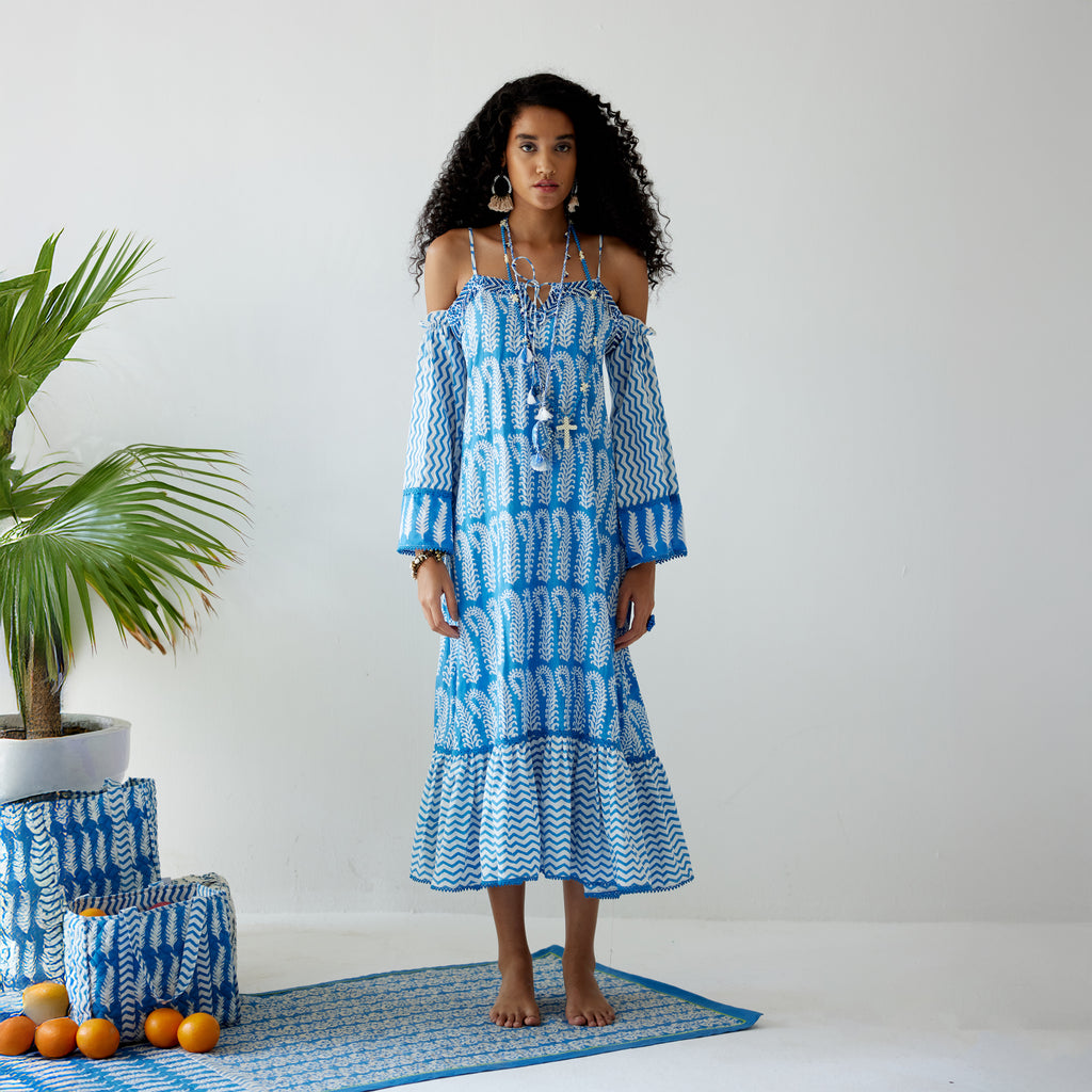 Zoe Off-Shoulder Tiered Dress