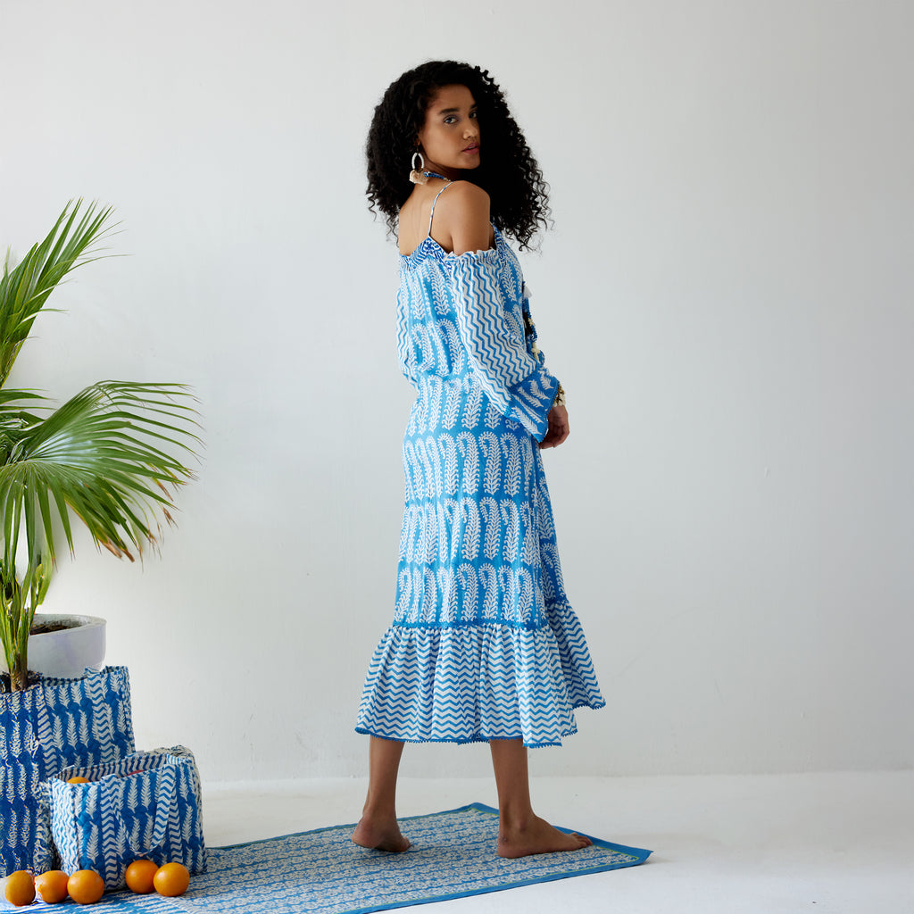 Zoe Off-Shoulder Tiered Dress