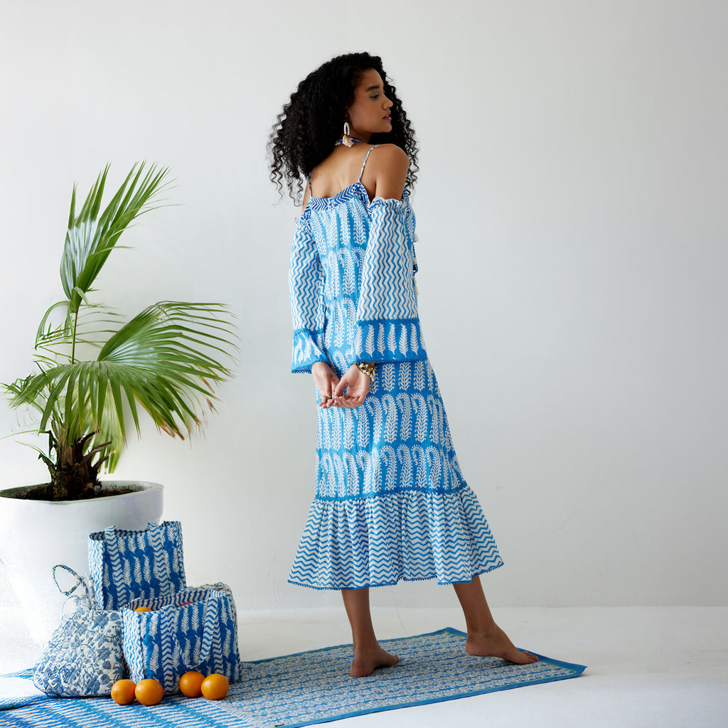 Zoe Off-Shoulder Tiered Dress