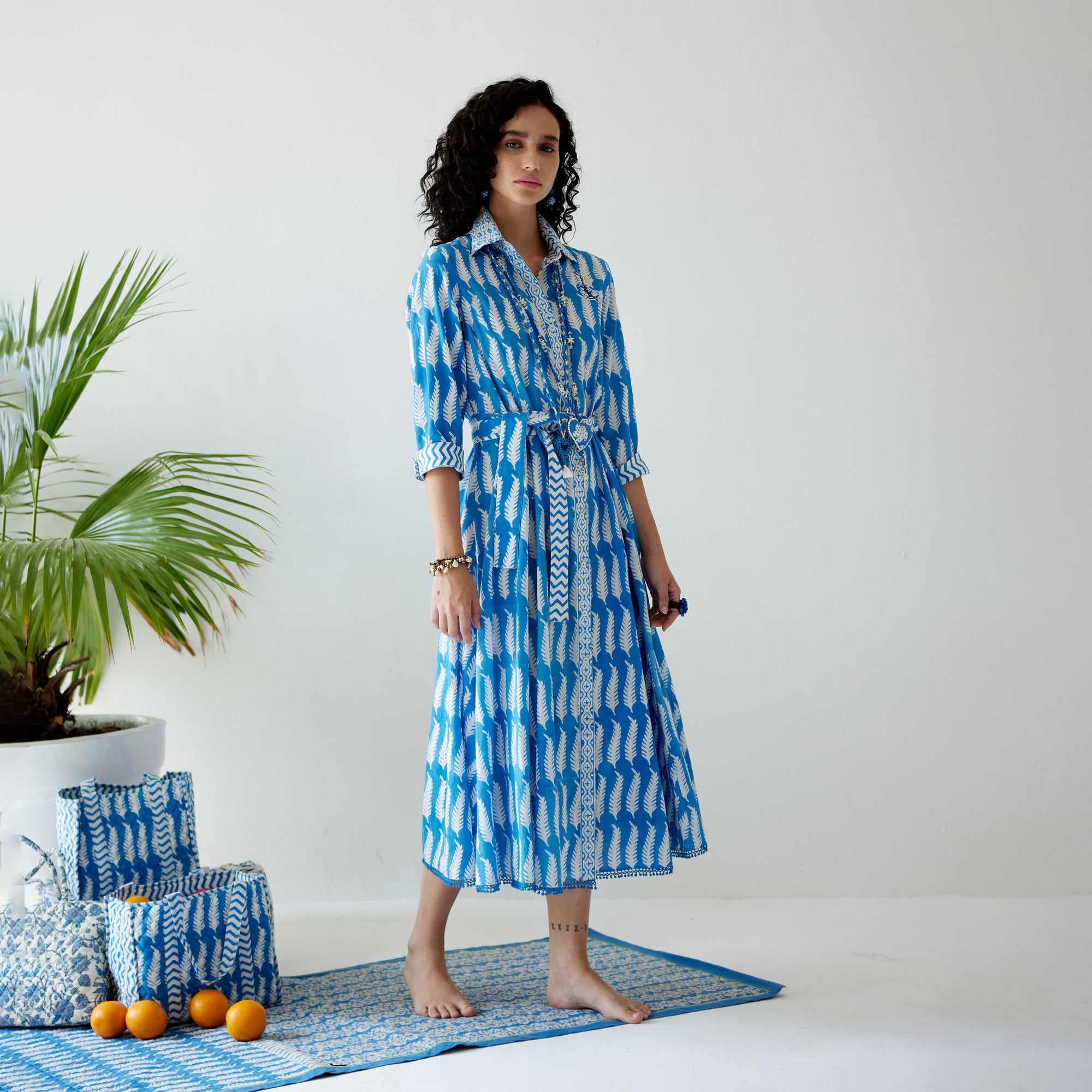 Anya Button Down Shirt Dress