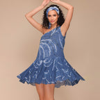 Della Bias off Shoulder Sundress