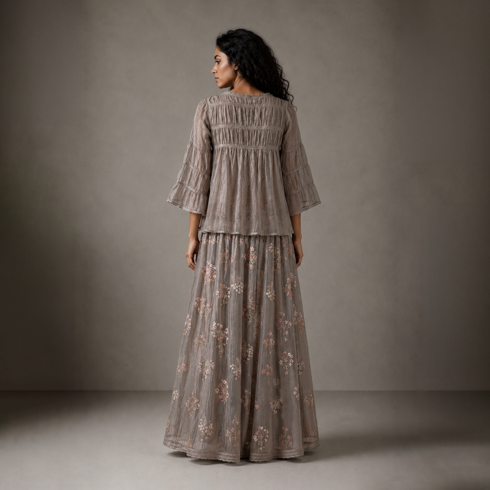 Twilight Garden Maxi Skirt