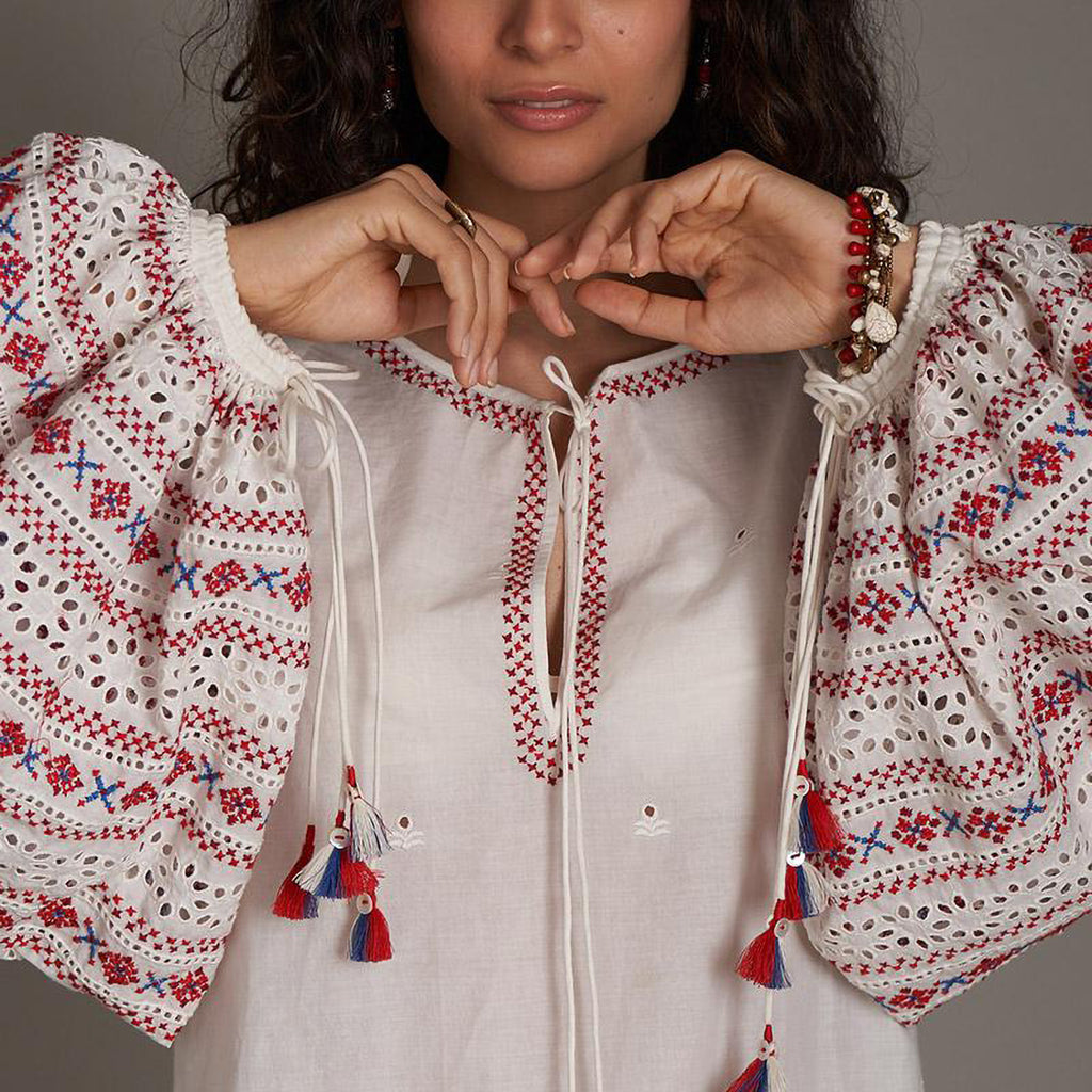 Layla Embroidered Dress