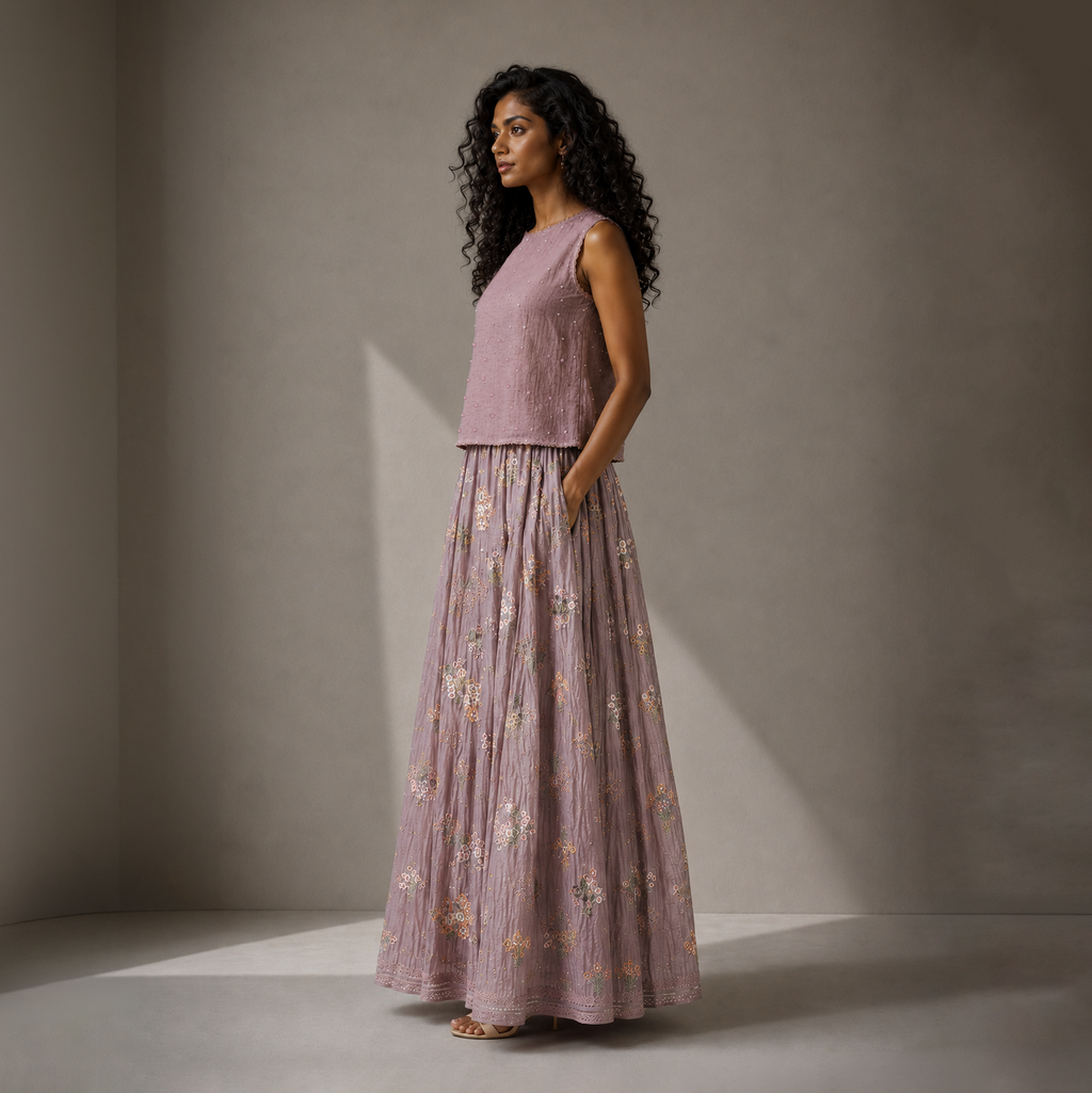 Woodland Bloom Maxi Skirt