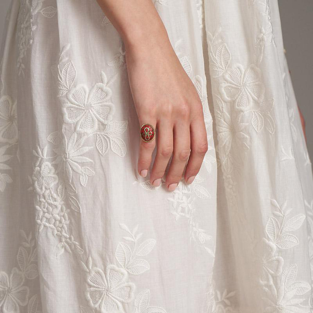 Elena Embroidered Dress