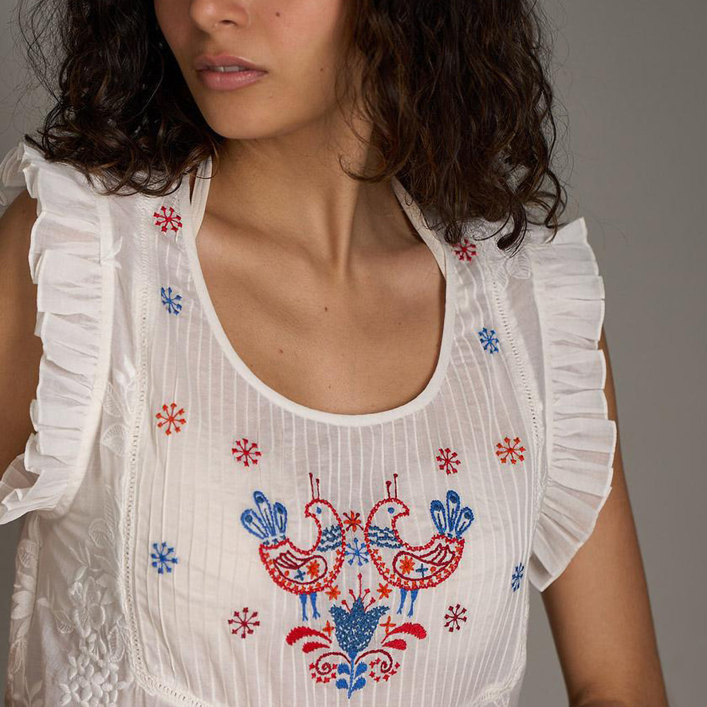 Riley Embroidered Dress