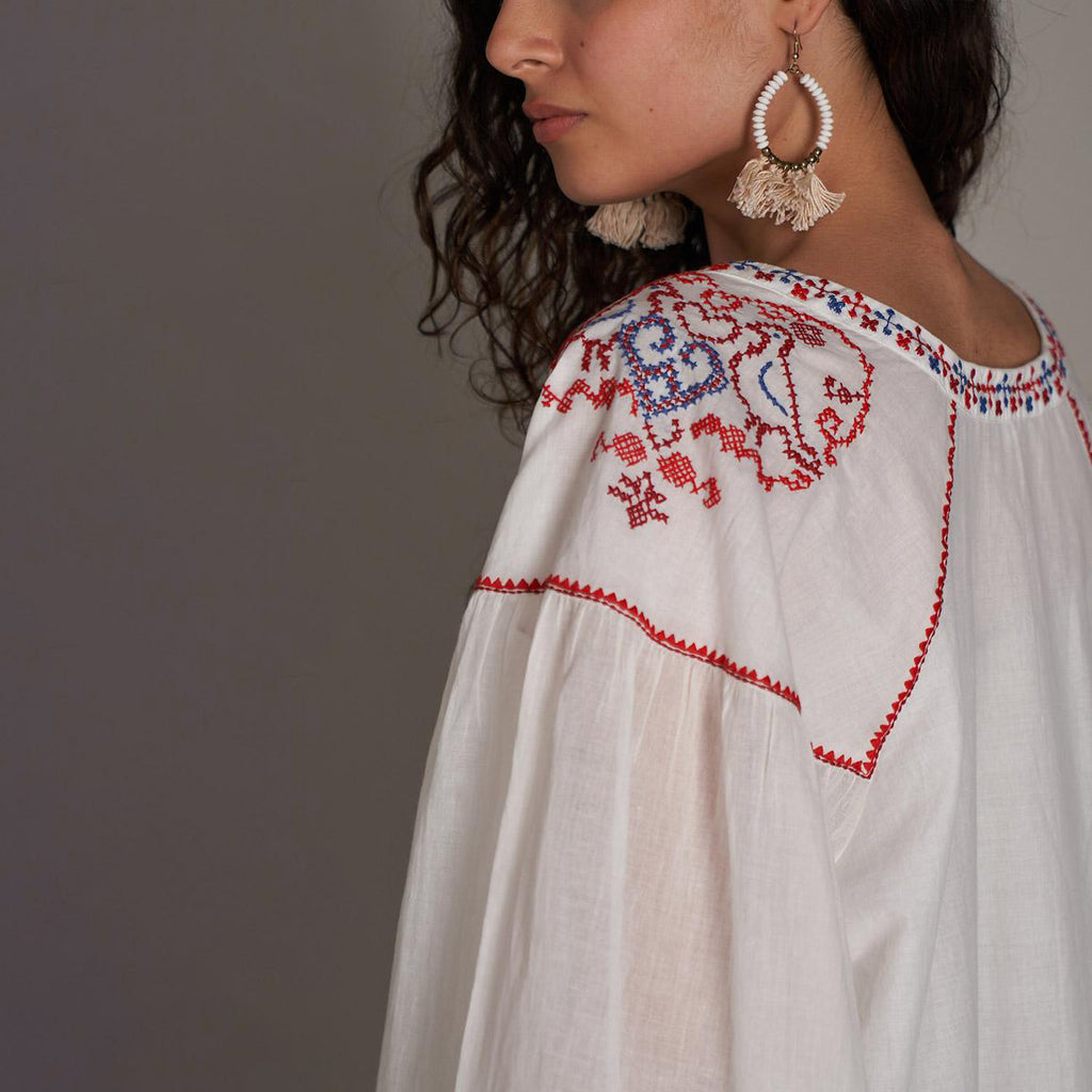 Deleila Embroidered Dress