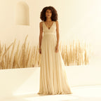 Vivienne Plunging Neck Dress