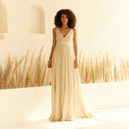 Vivienne Plunging Neck Dress
