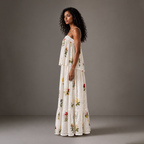 Eugenia Tiered Embroidered Skirt