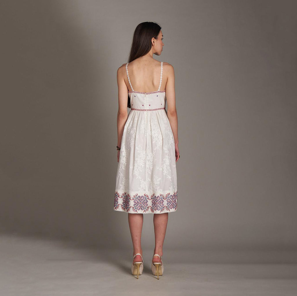 Elena Embroidered Dress