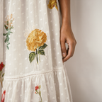 Eugenia Tiered Embroidered Skirt