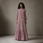 Bohemian Folk Maxi Dress