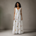 Gianna Tie Up Long Dress