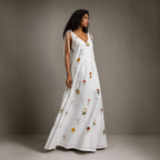 Gianna Tie Up Long Dress