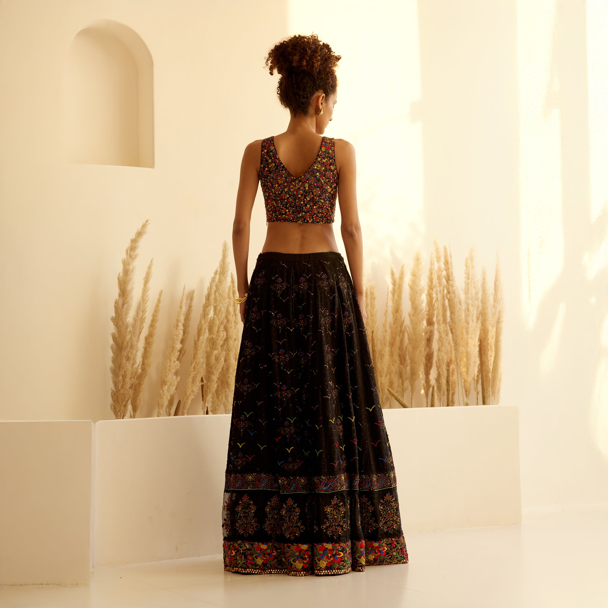 Ikshita Chikan Embroidered Lehanga