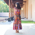 Omya Peasant Dress