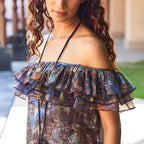 Binita Off-Shoulder Ruffle Dress