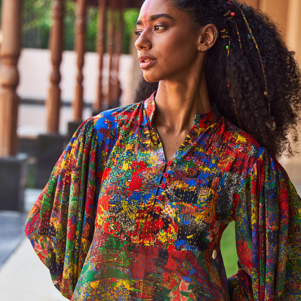 Netra Draped Asymmetric Tunic