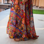 Saira Asymmetric Draped Dress