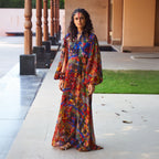 Saira Asymmetric Draped Dress