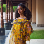 Nitya Off-Shoulder Tie Up Dress