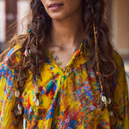 Ela Draped Asymmetric Tunic