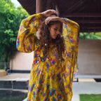 Ela Draped Asymmetric Tunic