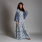 Liala Smock Tiered Two Tone Dress