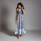 Maraia Tiered Baby Doll Tie-up Sundress