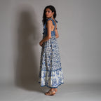 Maraia Tiered Baby Doll Tie-up Sundress