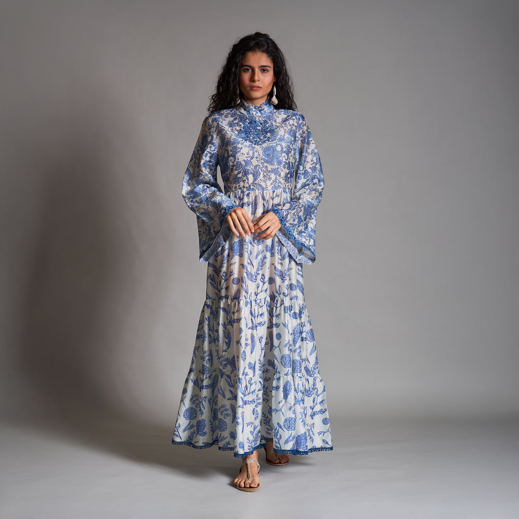 Amber Poetess Tiered Dress