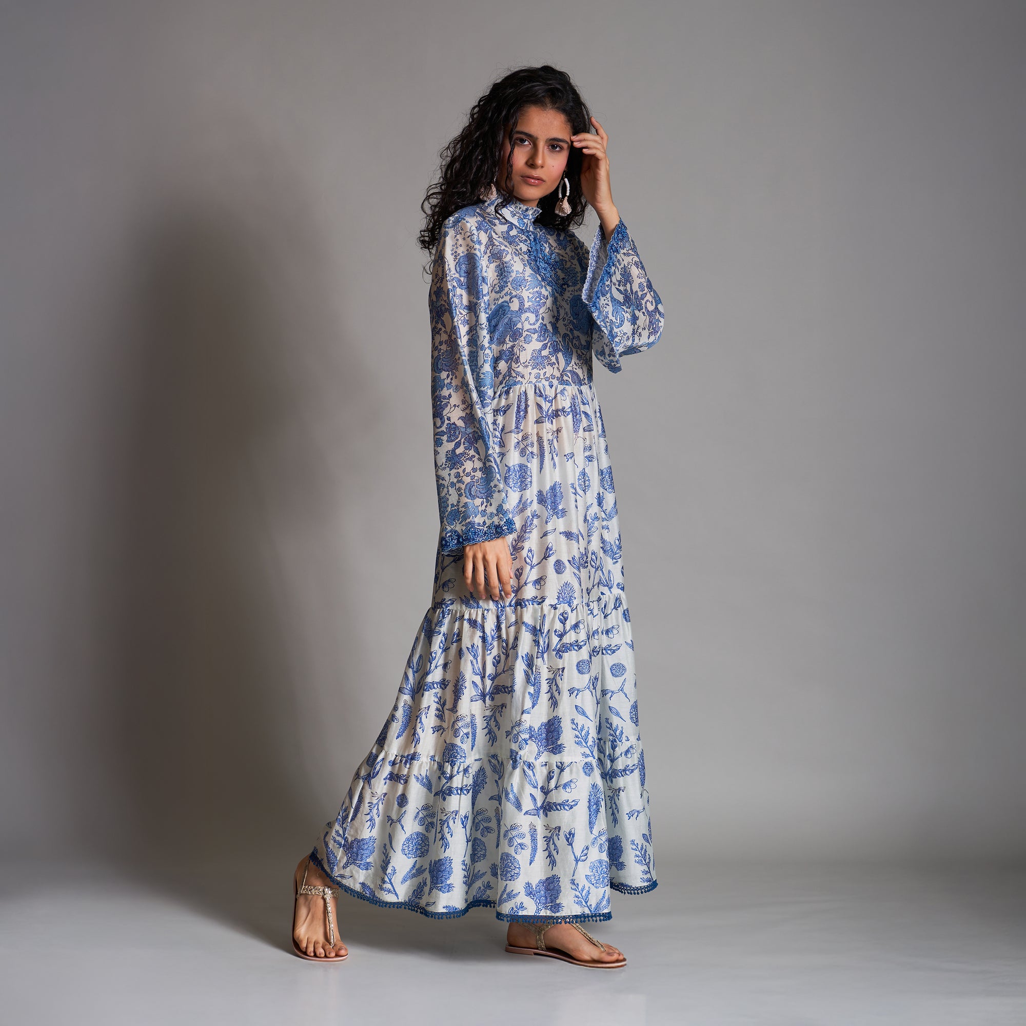 Amber Poetess Tiered Dress