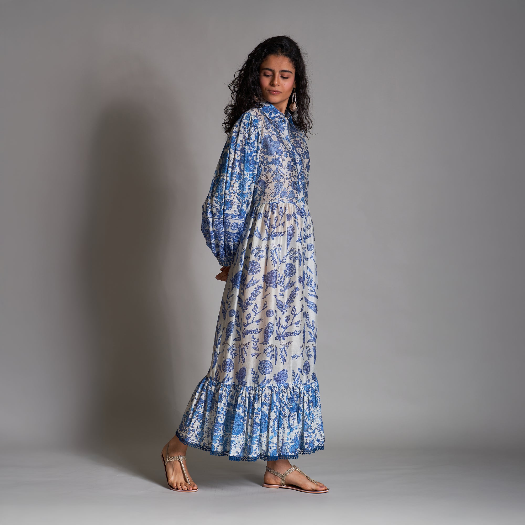 Zenobia Boyfriend Tiered Dress