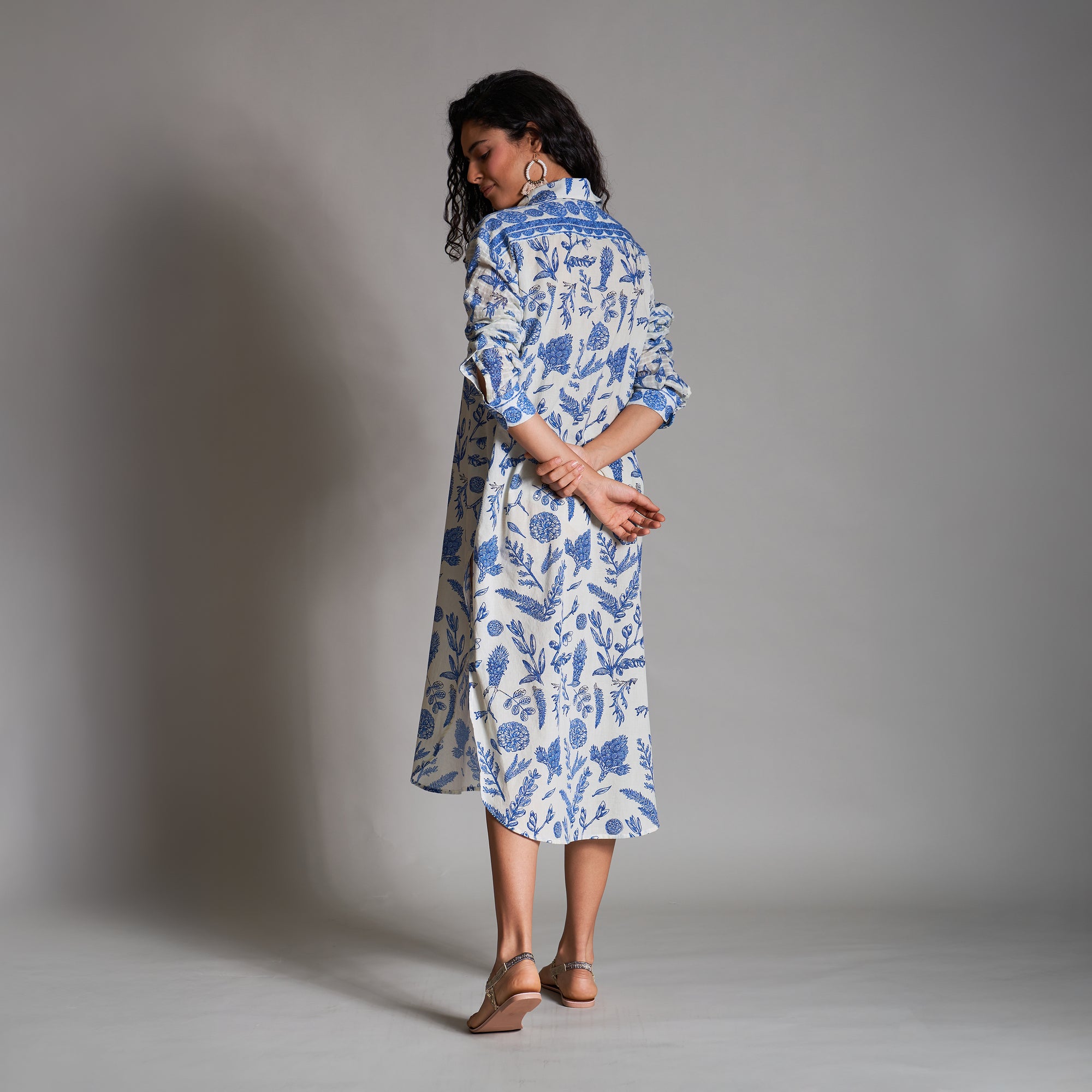 Misha Button Down Shirt Dress